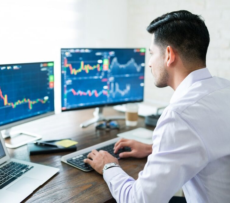 Trading success illustration